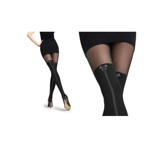 גרביונים מעוצבים איכותיים בעובי 80/20 דנייר MARILYN  ZAZU J05