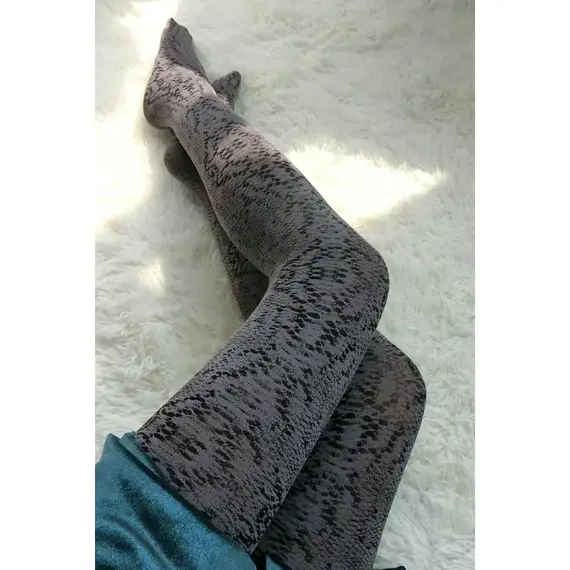 גרביונים מדוגמים פרינט נחש 60 דנייר INTENSE E19 MARILYN, חום בהיר, XS-S, צבע: חום בהיר,  מידה: XS-S, 2 image