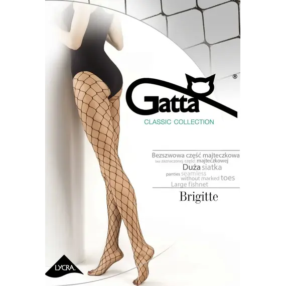 גרביונים רשת לנשים BRIGITTE 08 GATTA