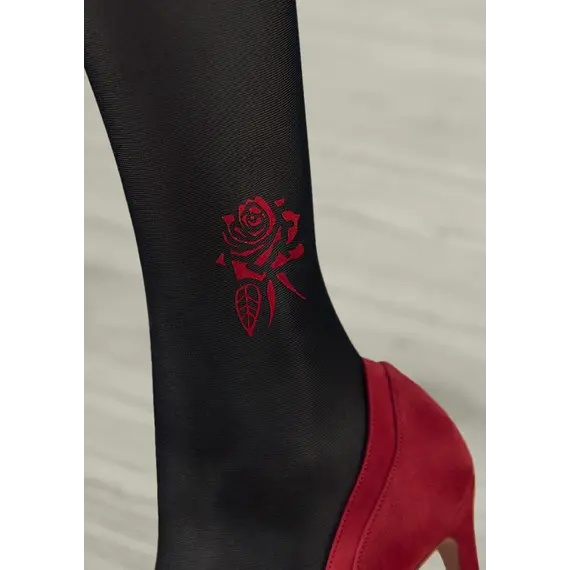 ​גרביונים מעוצבים איכותיים בעובי 100 דינר GUCCI G33 MARILYN, שחור, XS-S, צבע: שחור,  מידה: XS-S, 2 image