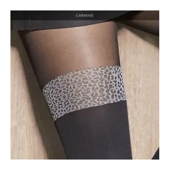 גרביונים דמוי ירכונים 50 דנייר CARMINE CONTE, שחור, S-2, צבע: שחור,  מידה: S-2, 2 image