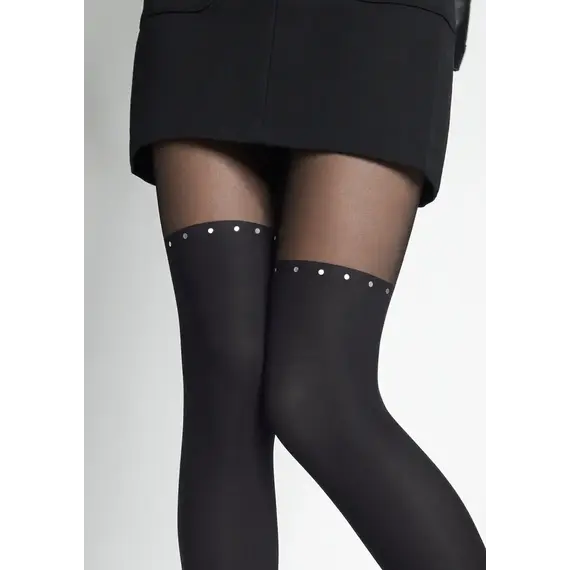 גרביונים דמוי ירכונים עם נקודות  MARILYN ZAZU BRADS