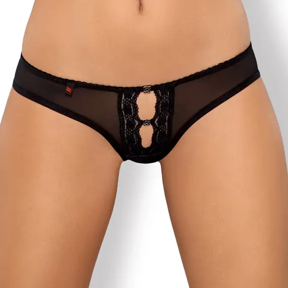 תחתונים ברזילאיים סקסים 868-PAN-1 OBSESSIVE, שחור, L-XL, צבע: שחור,  מידה: L-XL