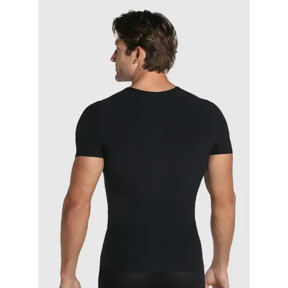 מחטב גופייה לגבר LEONISA, שחור, M, צבע: שחור,  מידה: M, 2 image