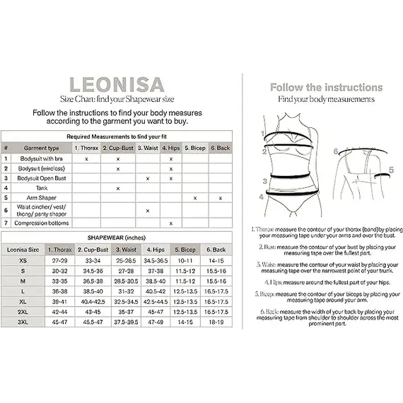 טייץ דחיסה עם גזרה גבוהה במיוחד 012901 LEONISA, שחור, L, צבע: שחור,  מידה: L, 5 image