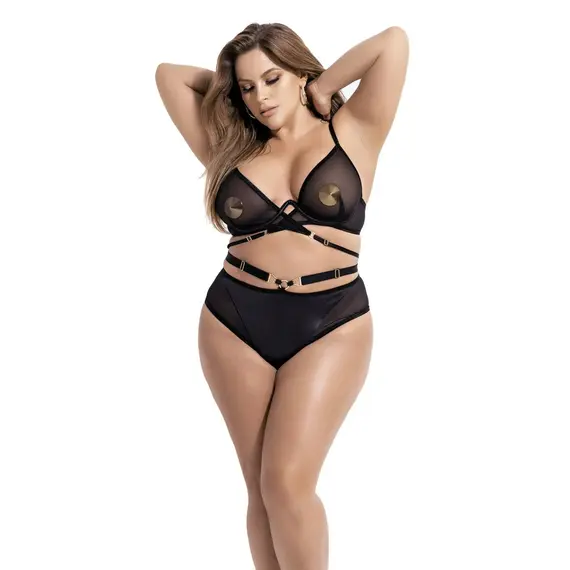 סט הלבשה תחתונה כולל רצועות  Mapale 2696X