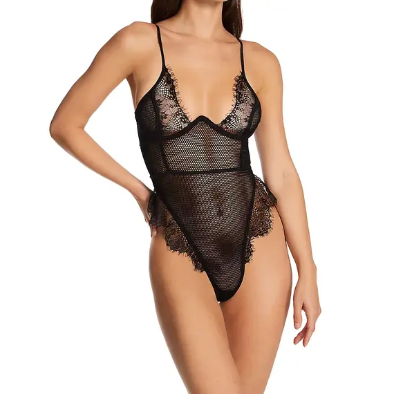 בגד גוף סקסי 8707 MAPALE, שחור, S-M, צבע: שחור,  מידה: S-M, 2 image