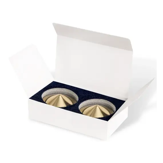 מדבקות פיטמה סקסיות | קונוס | ציפוי זהב 24K MAPALE, זהב, S-L (ONE SIZE)