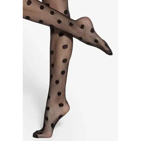 גרביוני רשת מעוצבים RUNWAY W.08 GATTA, שחור, XS-S, צבע: שחור,  מידה: XS-S, 3 image