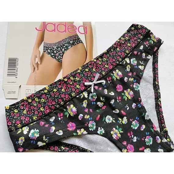 3 תחתונים עם פרינט פרחים | כותנה 6096 JADEA , S , פרינט, צבע: פרינט,  מידה: S, 2 image