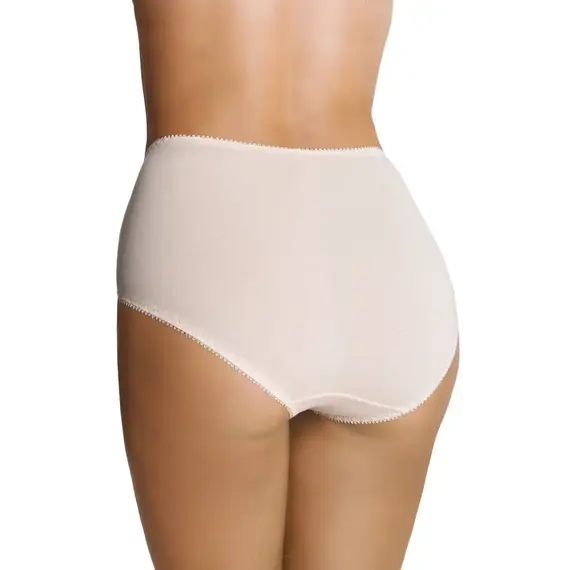 תחתון מקסי כותנה עם תחרה ULLA EMILI, גוף, M, צבע: גוף,  מידה: M, 2 image