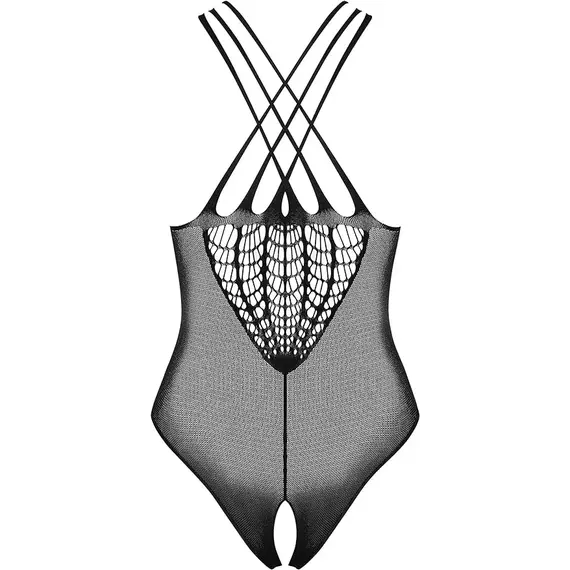 בגד גוף סקסי B118 OBSESSIVE, שחור, S-L (ONE SIZE)