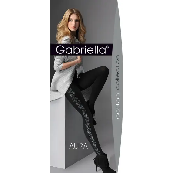 גרביון כותנה חם ומט 200 דנייר  GABRIELLA AURA