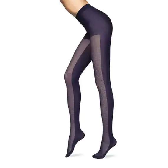 גרביונים מדוגמים 60 דנייר ALLIANCE CONTE, כחול כהה, S, צבע: כחול כהה,  מידה: S