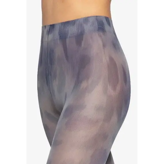 גרביונים מעוצבים אטומים ממיקרופייבר 40 דנייר ARTEA W.01 GATTA, אפור, L-4, צבע: אפור,  מידה: L-4, 3 image