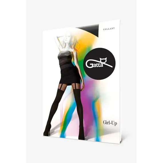 גרביון דמוי ירכונים 60/20 דיינר GIRL UP WZ01 GATTA, שחור, 2, צבע: שחור,  מידה: 2, 5 image