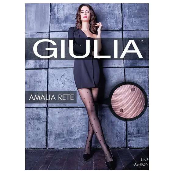 גרביונים מעוצבים 40 דנייר AMALIA RETTE 40 N2 JIULIA, שחור, M, צבע: שחור,  מידה: M, 2 image