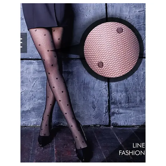 גרביונים מעוצבים 40 דנייר AMALIA RETTE 40 N2 JIULIA, שחור, M, צבע: שחור,  מידה: M