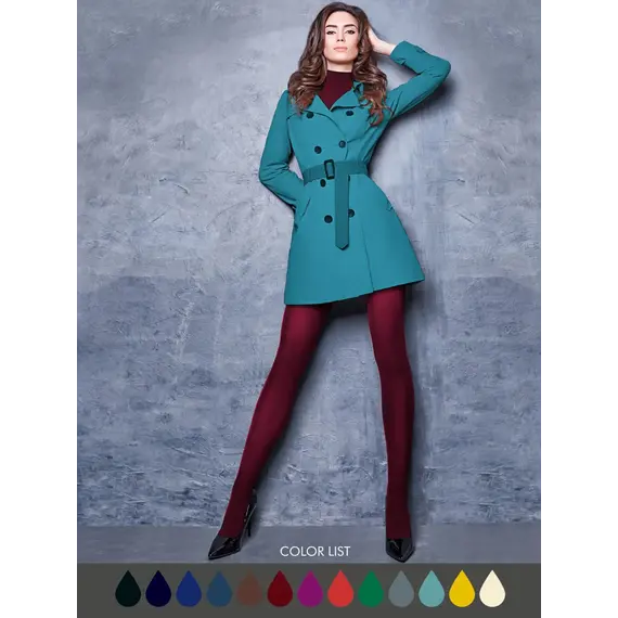 גרביון מיקרופייבר קלאסי אטום ומט 40 דנייר SAMBA GIULIA, NERO, S-2, צבע: NERO,  מידה: S-2