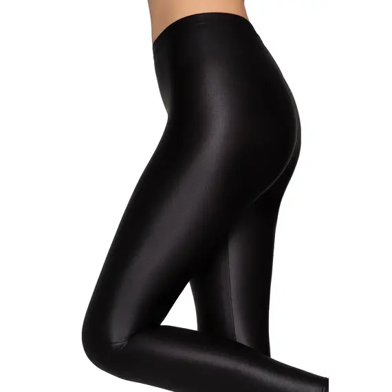 טייץ אטום ומבריק 120 דנייר BRILLIANT BLACK GATTA,, צבע: שחור,  מידה: 4XL-8, 4 image