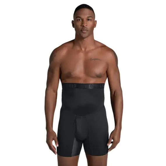 מחטב בטן לגבר 33284 LEONISA, שחור, M, צבע: שחור,  מידה: M