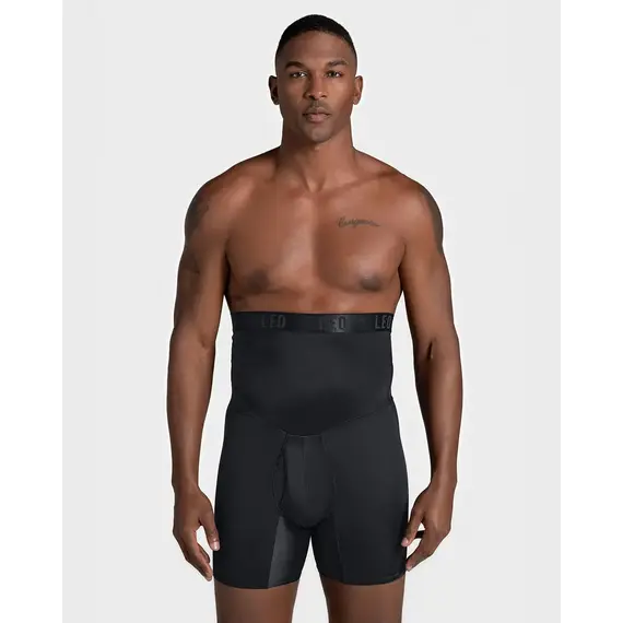 מחטב בטן לגבר 33284 LEONISA, שחור, M, צבע: שחור,  מידה: M, 6 image