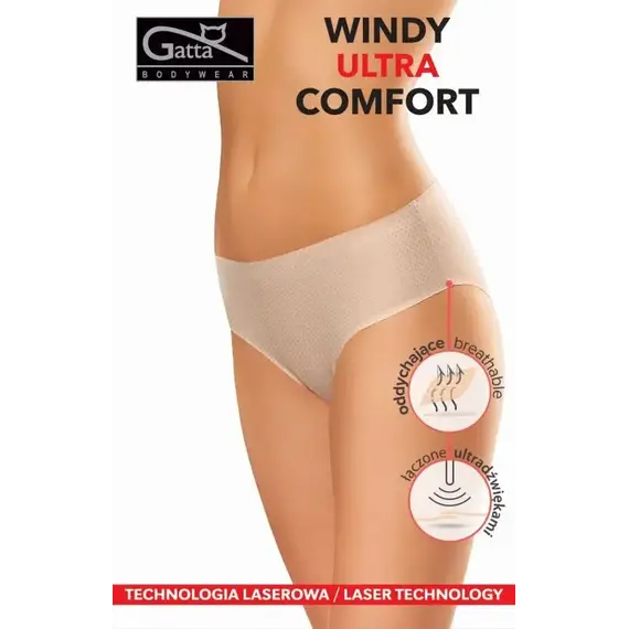 תחתון ביקיני חדשני, נושם  GATTA WINDY ULTRA COMFORT