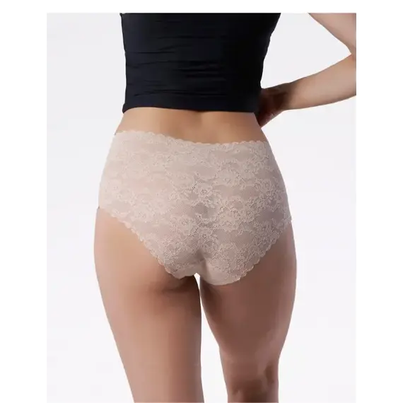 תחתון תחרה ללא תפר FIGI BELLIE MAXI JULIMEX, גוף, S, צבע: גוף,  מידה: S, 2 image