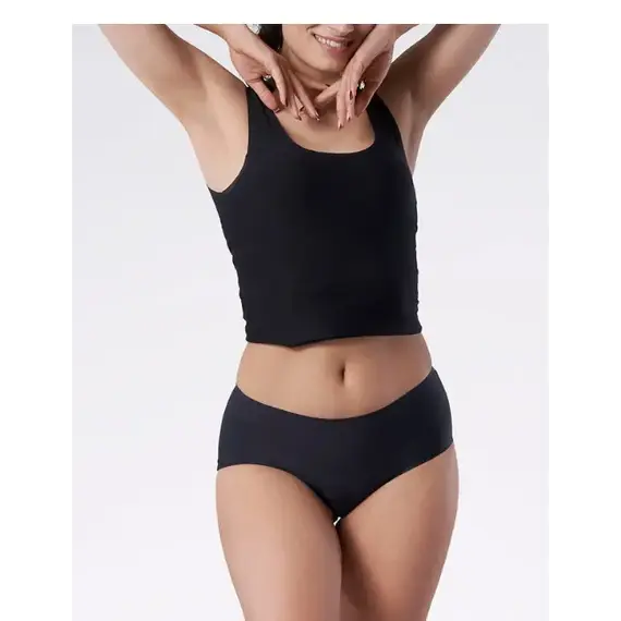 תחתון ללא תפר גזרה גבוהה FIGI SIMPLE PANTY JULIMEX, גוף, S, צבע: גוף,  מידה: S, 5 image