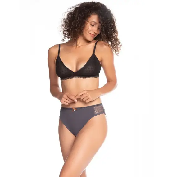 מארז 2 תחתונים כותנה עם תחרה LAMA , צבעוני, 2XL, צבע: צבעוני,  מידה: 2XL, 3 image