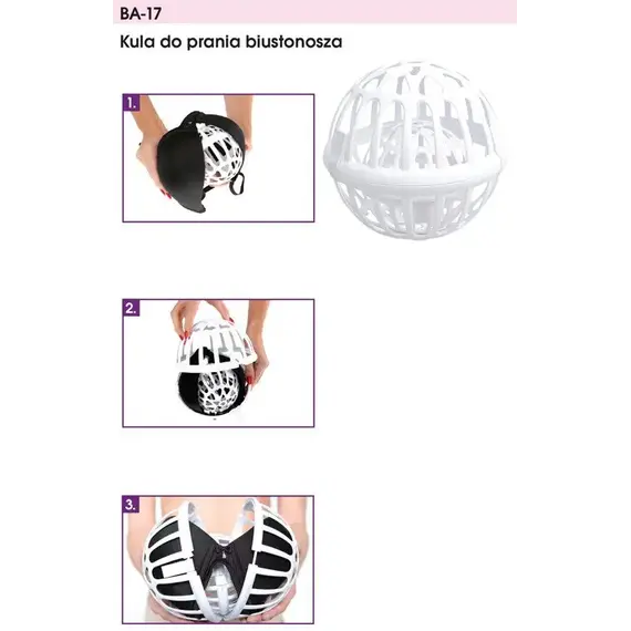 כדור מקצועי לכביסה חזיות JULIMEX, 2 image