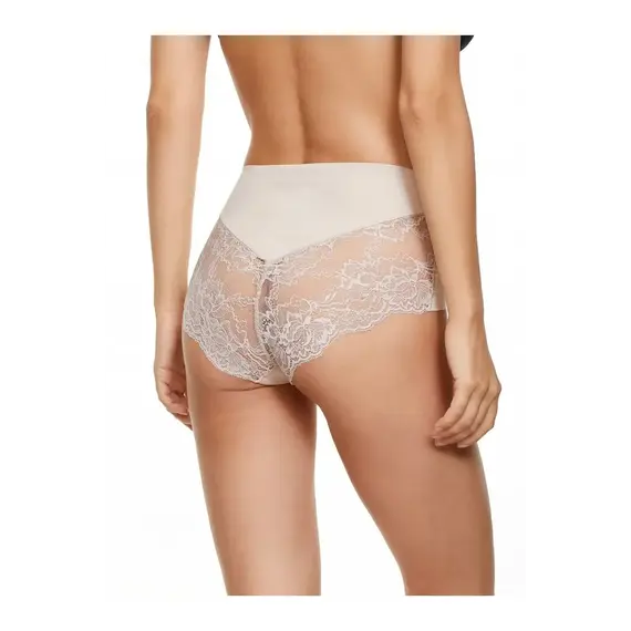 תחתוני תחרה גזרה גבוהה, עשוי חתך לייזר