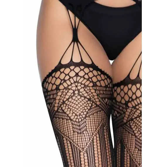 בירית מותן עם ירכונים 1955 LEG AVENUE, שחור, S-L (ONE SIZE), 6 image