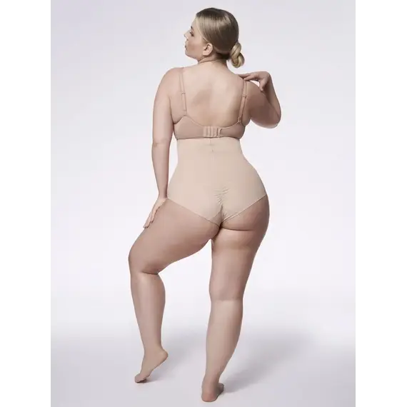 בגד גוף מחטב עם כתפיות מאפשרות להתחבר לחזיה 251 JULIMEX, גוף, S, צבע: גוף,  מידה: S, 6 image