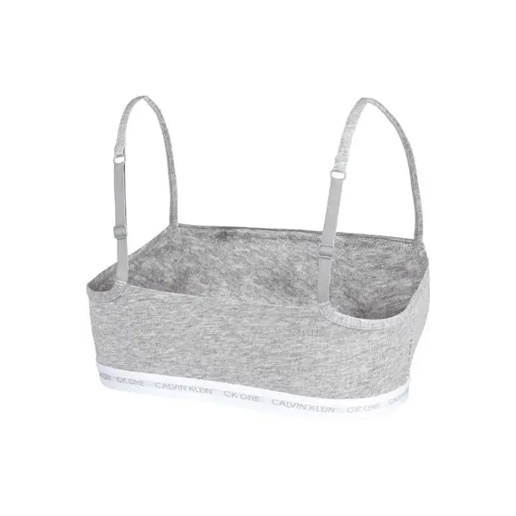 זוג גוזיות כותנה קלווין קליין QF6040E CALVIN KLEIN, אפור, XS, צבע: אפור,  מידה: XS, 3 image