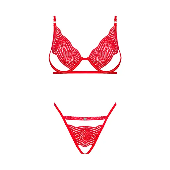 סט הלבשה תחתונה MELLANIA OBSESSIVE, אדום, L-XL, צבע: אדום,  מידה: L-XL, 2 image