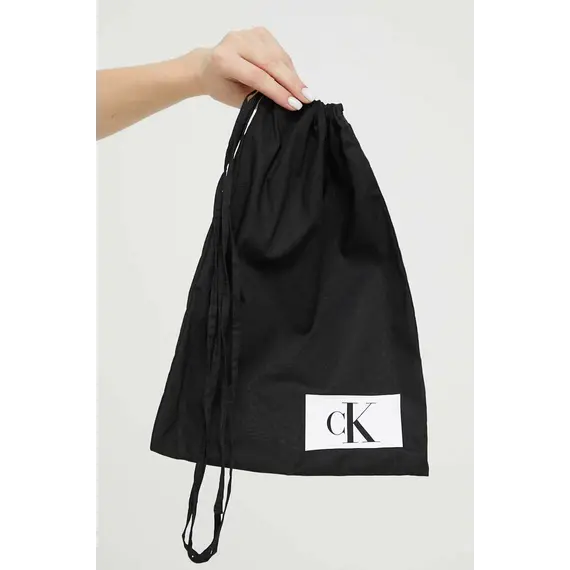 פיג'מה שתי חלקים קלווין קליין QS6937E CALVIN KLEIN, שחור, M, צבע: שחור,  מידה: M, 3 image