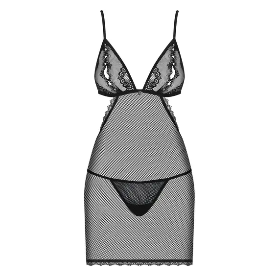 כותונת תחרה וחוטיני תואם MILLAGRO