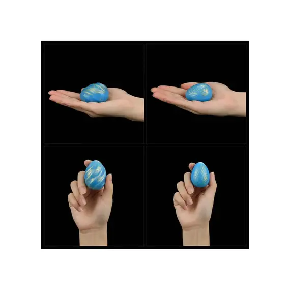 כדורי קגל | ביצים סיניות מסיליקון איכותי | OCEAN'S TONER EGG SET II LOVETOY, כחול, 2 image