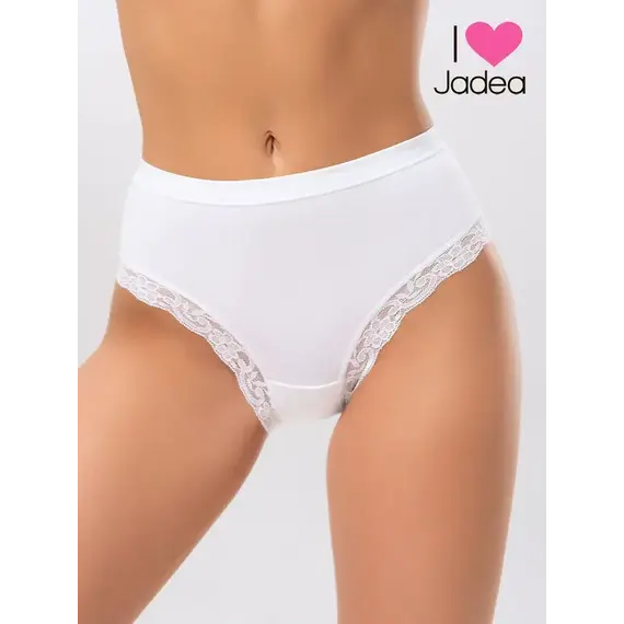 תחתון כותנה ומודל | גזרה גבוהה דגם 532 JADEA , לבן, M, צבע: לבן,  מידה: M, 2 image