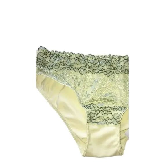 ​סט כותנה 2 חלקים עם תחרה 4642 JADEA , L, לימון, צבע: לימון,  מידה: L, 2 image