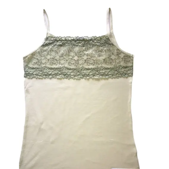 ​סט כותנה 2 חלקים עם תחרה 4642 JADEA , L, לימון, צבע: לימון,  מידה: L, 3 image