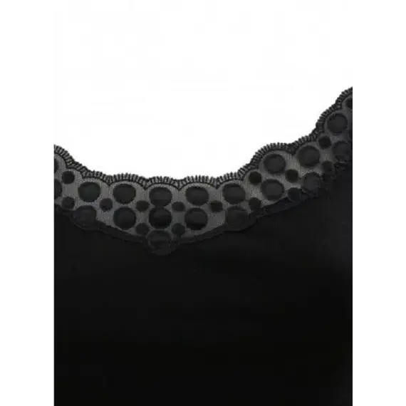 גופיית ספגטי לנשים 100% כותנה ALEXX EMILI, לבן, M, צבע: לבן,  מידה: M, 3 image