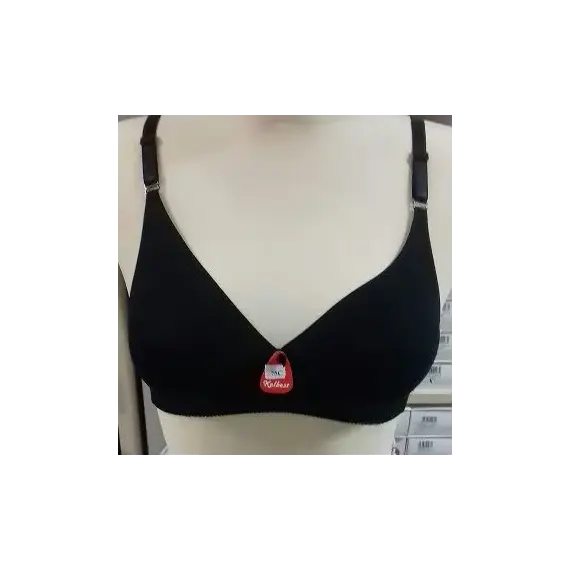 חזיית כותנה ללא ריפוד וללא עצם NATHALIE KELBEST, לבן, 70B, צבע: לבן,  מידה: 70B, 2 image