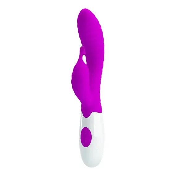 ויברטור סיליקון לנקודת הג'י 30 מצבי רטט Hyman Vibrator PRETTY LOVE , סגול, 2 image