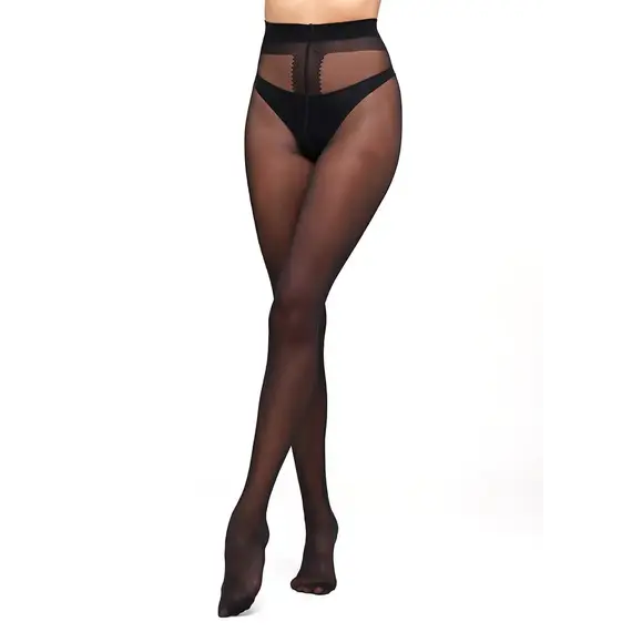 גרביון קלאסי ללא מכנסון 40 דנייר INFINITY GIULIA, NERO, 2, צבע: NERO,  מידה: 2