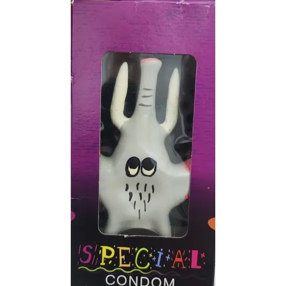 קונדום פנטזיה צבעוני מצויר ביד Big Elephant , חום, 3 image