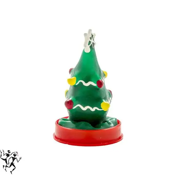 קונדום פנטזיה צבעוני מצויר ביד Christmas Tree , ירוק, 2 image