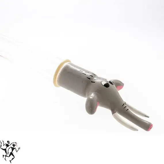 קונדום פנטזיה צבעוני מצויר ביד Big Elephant