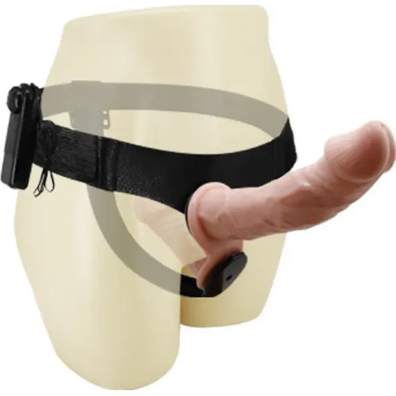 סט סטרפ און הכפול | ויברטור רטט חזק | שלט חוט | 17.5 ס"מ | Dual Vibration LYBAILE, גוף, 4 image